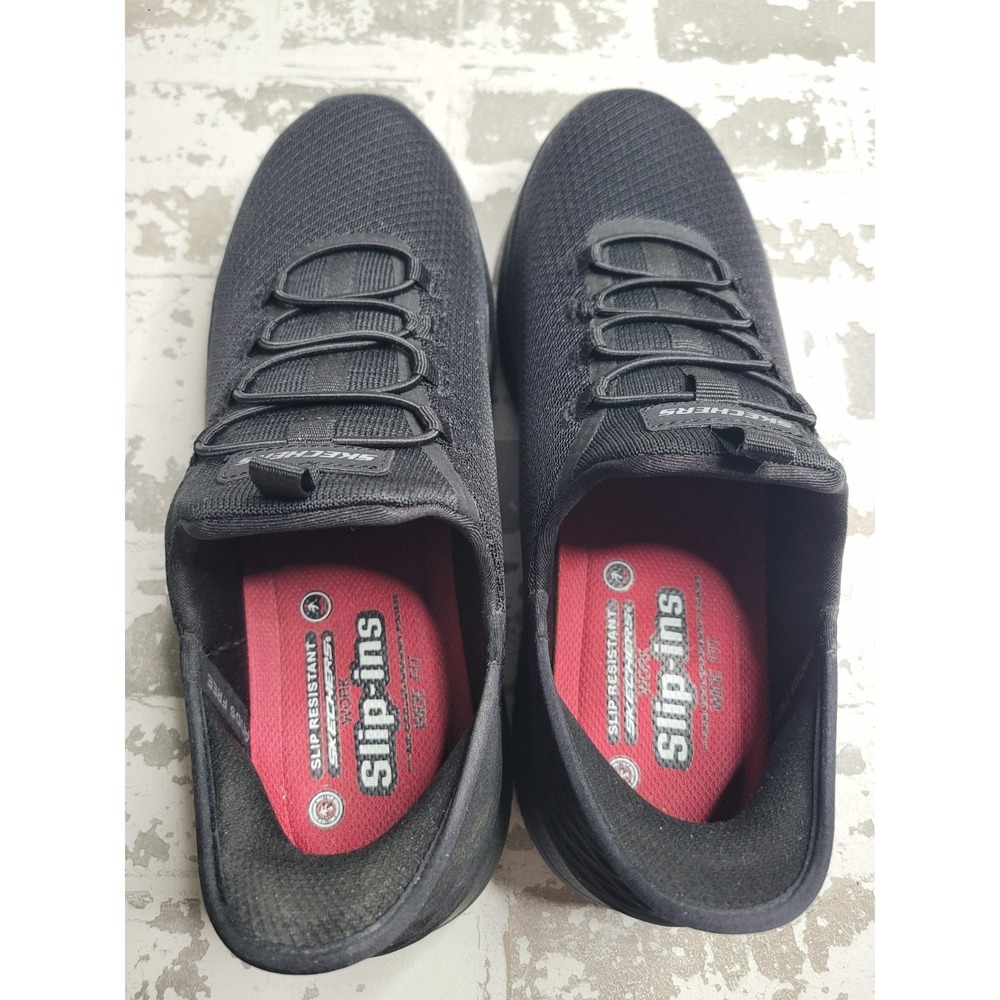 Skechers Hands Free Slip-ins® Work: Summits SR - Enslee Black Men's 10.5W - Picture 4 of 9
